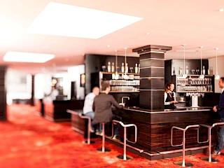 Blick ins Foyer des Sieben Welten Hotel & Spa Resort