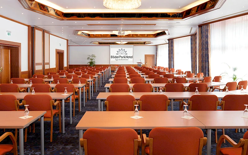 Blick in einen Tagungsraum des Sieben Welten Hotel & Spa Resort