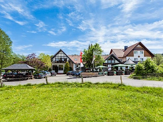 Außenansicht des Landgasthof Hessenmühle