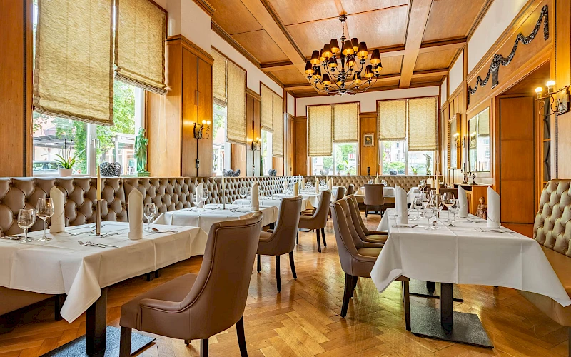 Blick ins Restaurant im Boutique Hotel Badehof
