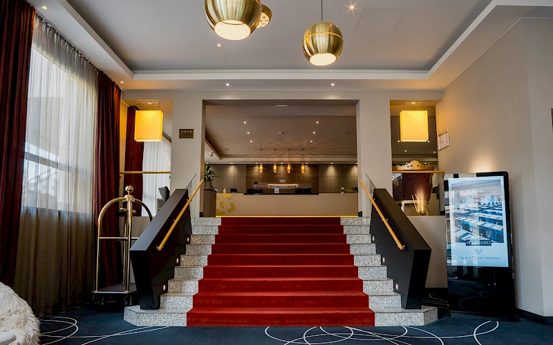 Rezeption des Hotels Fulda Mitte