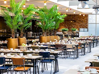 Blick ins Buffetrestaurant im Wunderland Kalkar