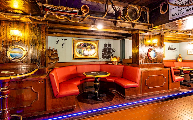 Blick in die Schiffsbar im Wunderland Kalkar